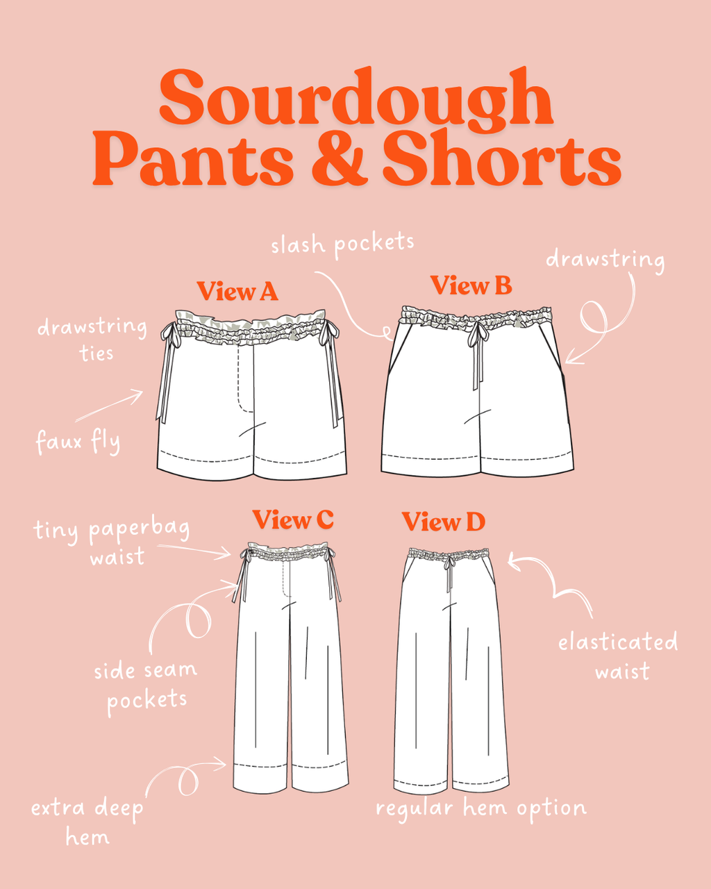 Sourdough Pants and Shorts